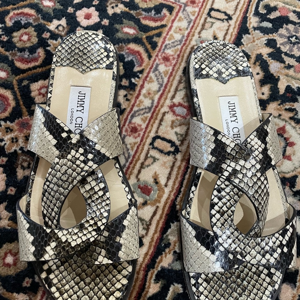 Jimmy Choo slides sandals 37.5